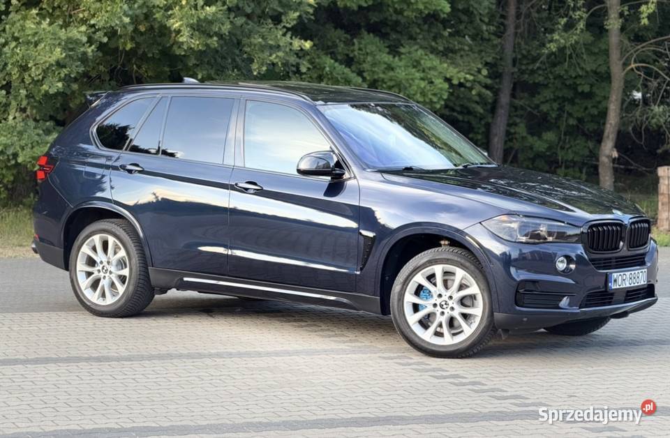 BMW X5 F15 30d 2015r Imperial Blue Bogate hak sprzedam