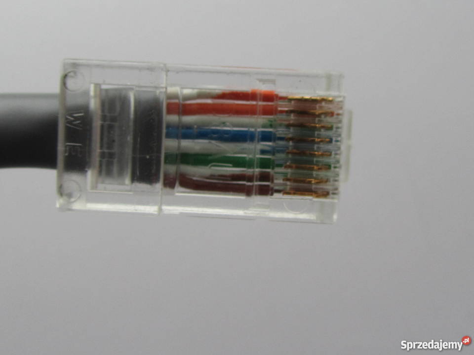 Kabel internetowy sieciowy 2 x 8P8C RJ45 25 m Elektronika Olecko