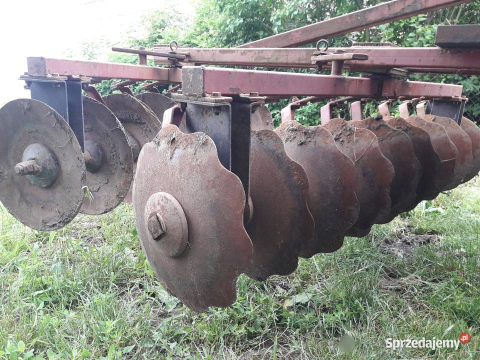 Brona talerzowa talerzówka Polmot U364 2x9 20m Maszyny uprawowe Żychlin sprzedam