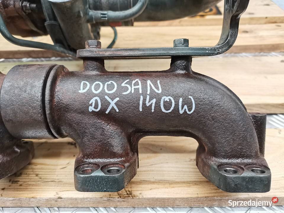Kolektor wydechowy Doosan DX 140W Doosan DL06 wielkopolskie Wilkowo sprzedam