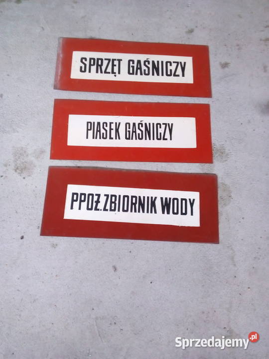 stare tablice informacyje Pozostałe
