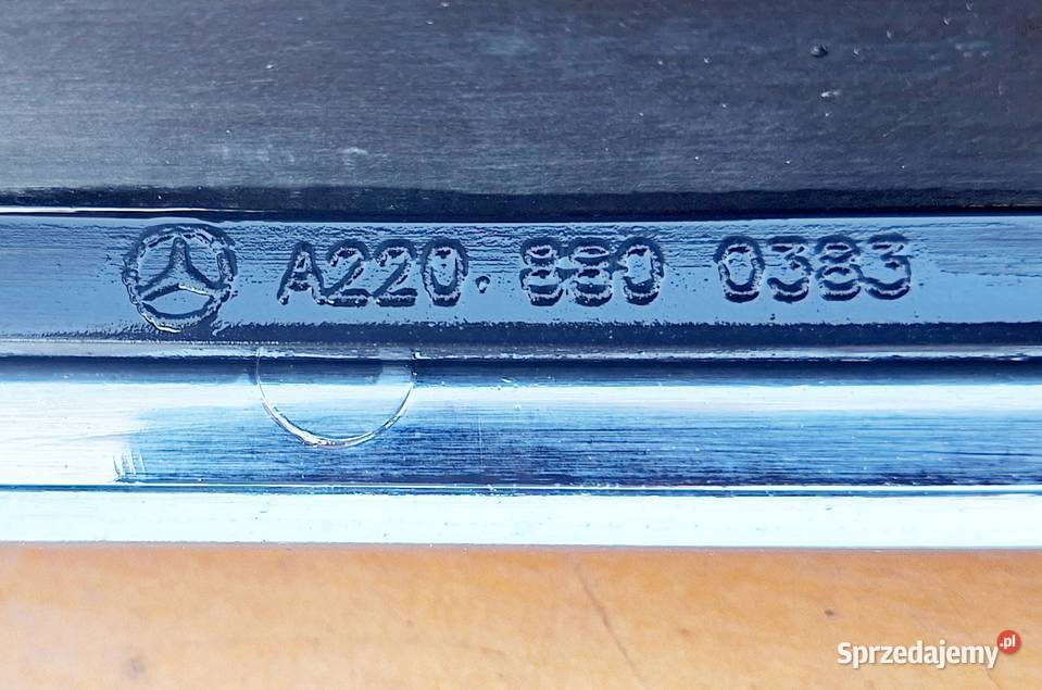 MERCEDES W220 GRILL ATRAPA ORYGINAŁ 2208800383 osobowe Karoseria Radom