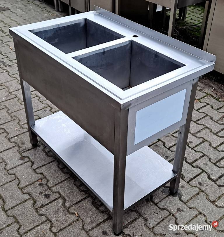 Zlew Basen 2 komorowy z Półką 1006085 M1248 N Nowe Skalmierzyce