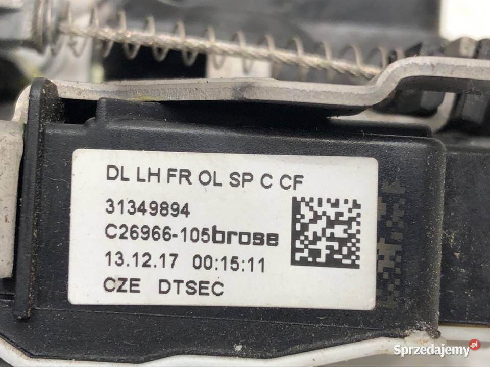 ZAMEK DRZWI PRAWY PRZÓD VOLVO XC60 II SUV podkarpackie