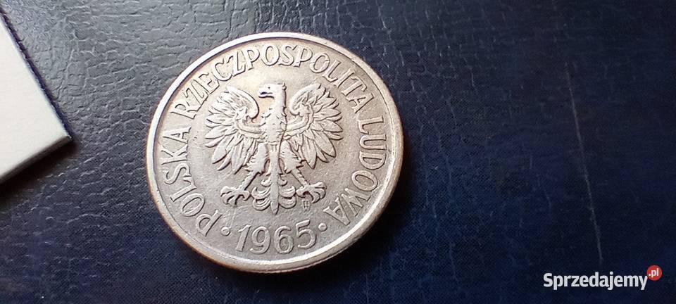 Stare monety 50 groszy 1965 PRL Polska Lesko
