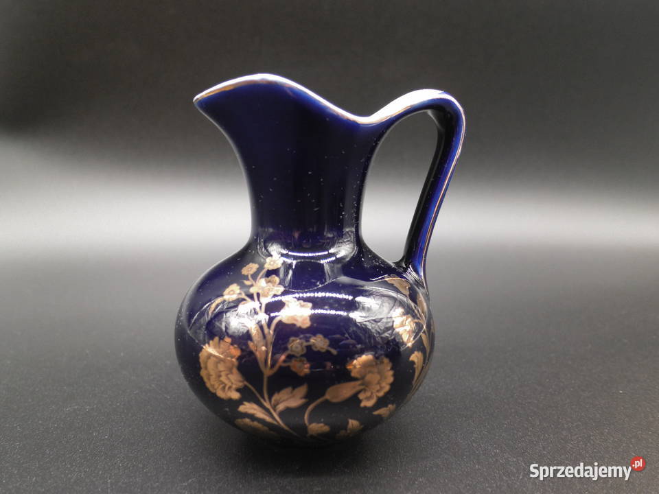 Porcelanowy wazonwazonik kobaltowy