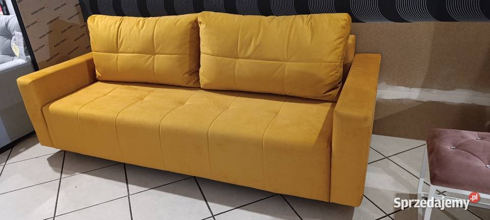 Sofa pikowana z spaniem Nowa opolskie Dobrodzień sprzedam