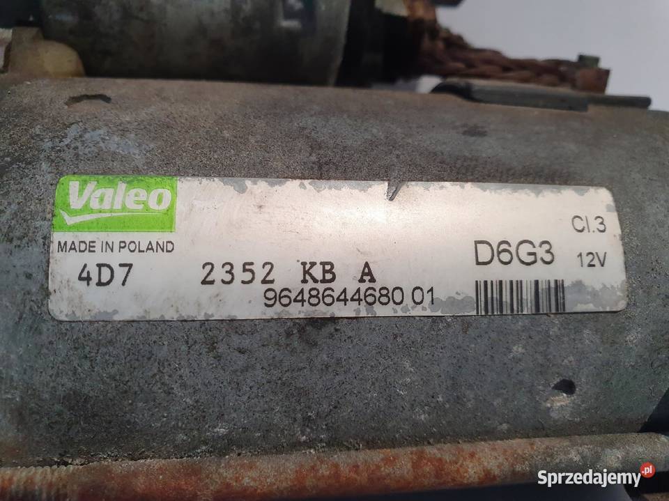 ROZRUSZNIK Peugeot 206 16 16V 9648644680 valeo Chełm