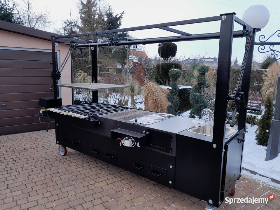 Gastronomiczny grill cateringowy węglowy Damasławek