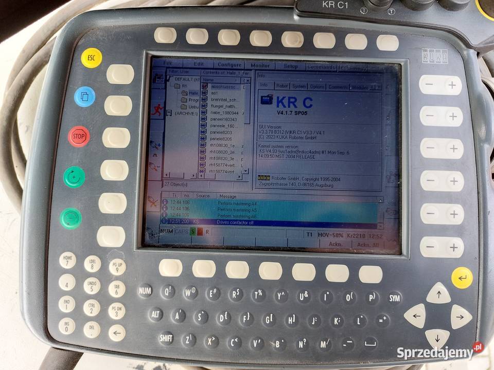 Robot przemysłowy KUKA KR210 szafa KRC1 panel lubuskie Gorzów Wielkopolski