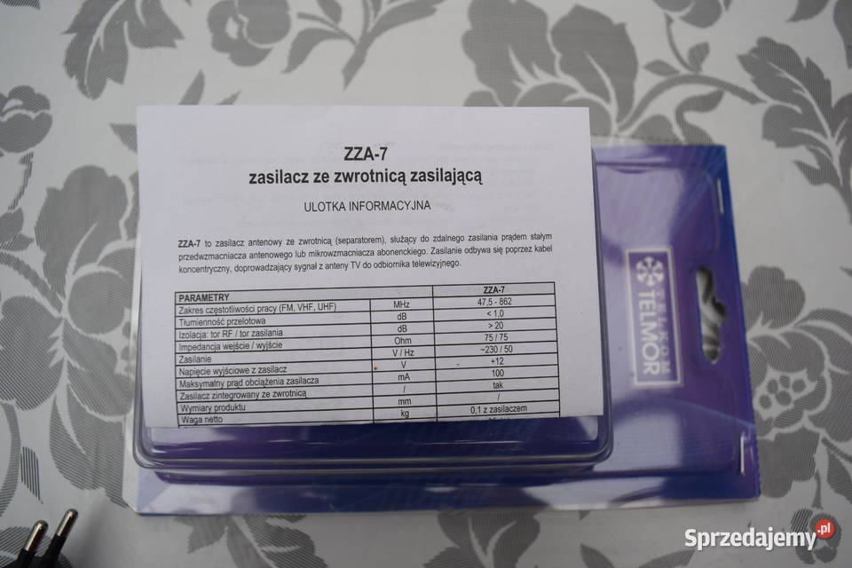 Zasilacz Antenowy ze Zwrotnicą do Telewizji Olsztyn sprzedam