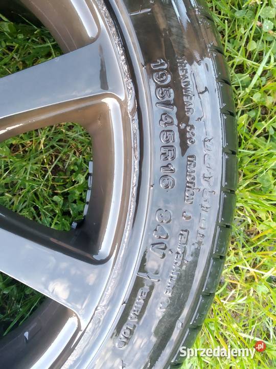 Felgi aluminiowe 16 4x100 ET40 opony