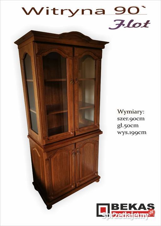 Kredens Witryna CORONA 160 Dąb Rustikalny Gorzów Wielkopolski