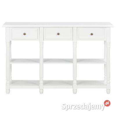 vidaXL Stolik konsolowy biały 120x30x76 Warszawa