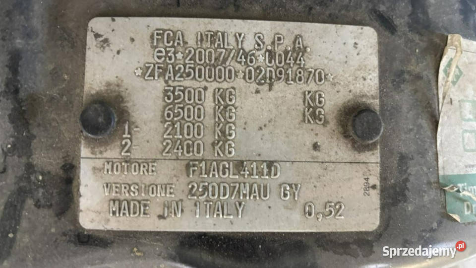 Fiat Ducato 35 23 Mjet L3 E6 35t Grójec