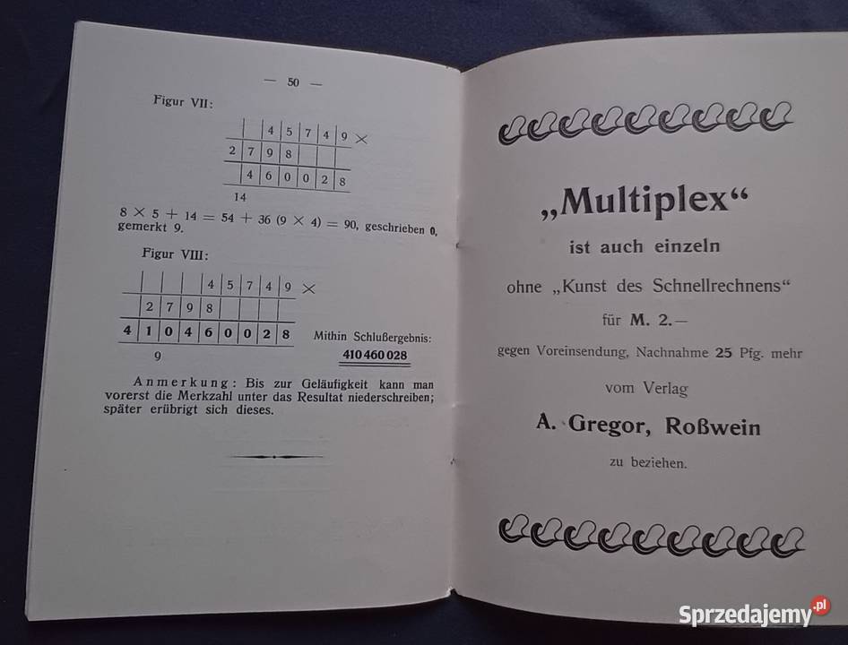 Die Kunst des Schnellrechnens Multiplex DRGM A Koźminek