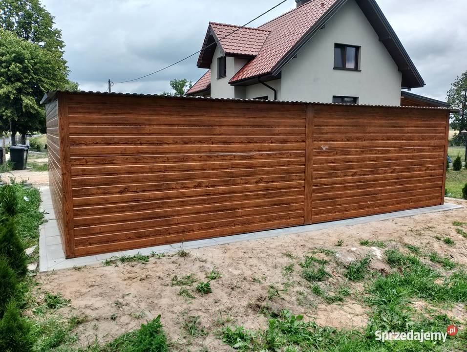 Garaż Blaszany Drewnopodobny Brama Furtka Garaże 30m2 podkarpackie sprzedam