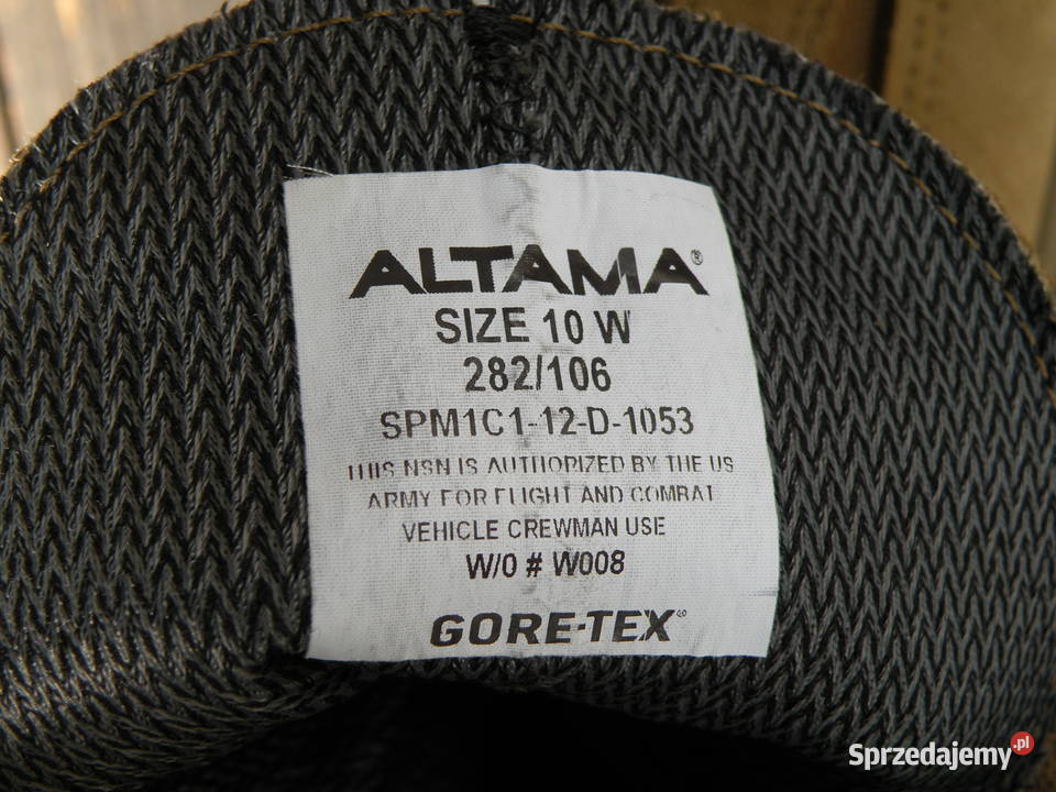 Buty ALTAMA goretex coyote VIBRAM 10W dolnośląskie Wrocław