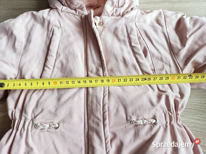 Kurtka parka zimowa dziewczęca różowa 104 Płock