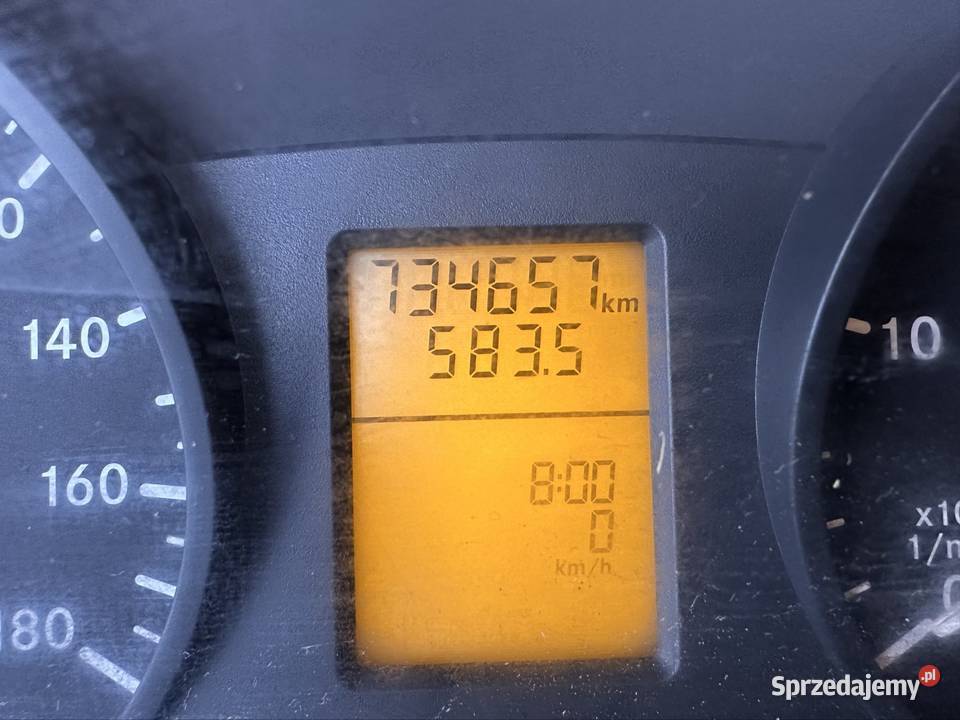 Mercedes Sprinter L2H3 2008 r 735000 biały Mercedes-Benz wielkopolskie Zbąszyń