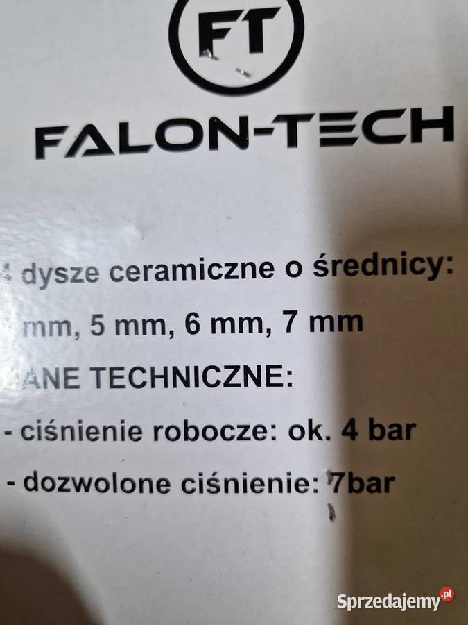 PIASKARKA PISTOLET DO PIASKOWANIA KABINA 4 DYSZE Głogowa