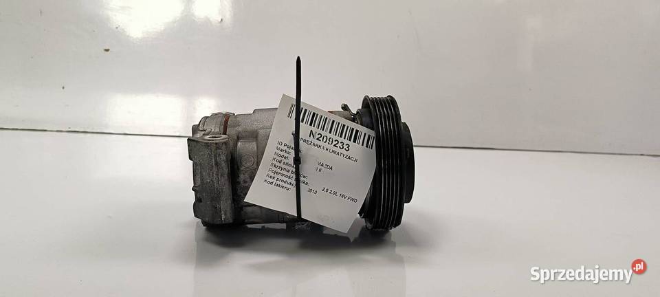 SPRĘŻARKA KLIMATYZACJI MAZDA 6 II Z0010663A osobowe Lipno sprzedam