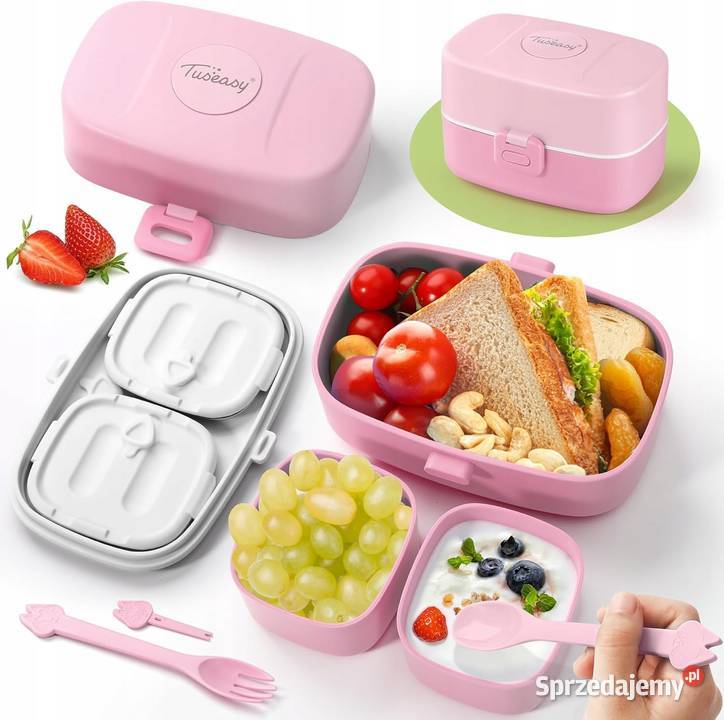 Śniadaniówka TUSEASY 860 ml Pojemnik na Jedzenie Pozostałe Myszyniec sprzedam