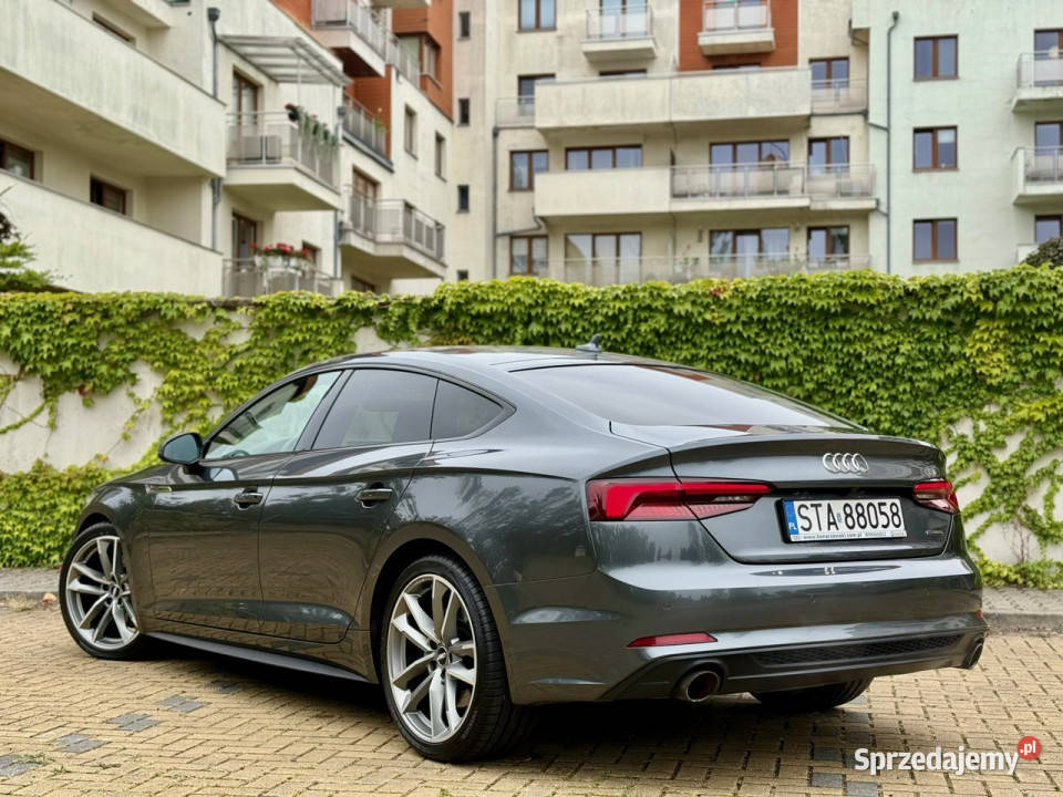 Audi A5 Sportback 45 TFSI quattro Stronic Sline napęd 4x4 śląskie Tarnowskie Góry