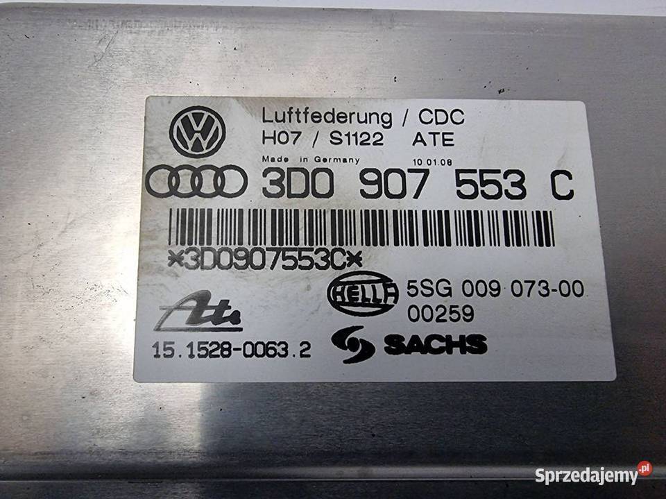 MODUŁ VOLKSWAGEN PHAETON LIFT 3D0907553C Części samochodowe Lipno