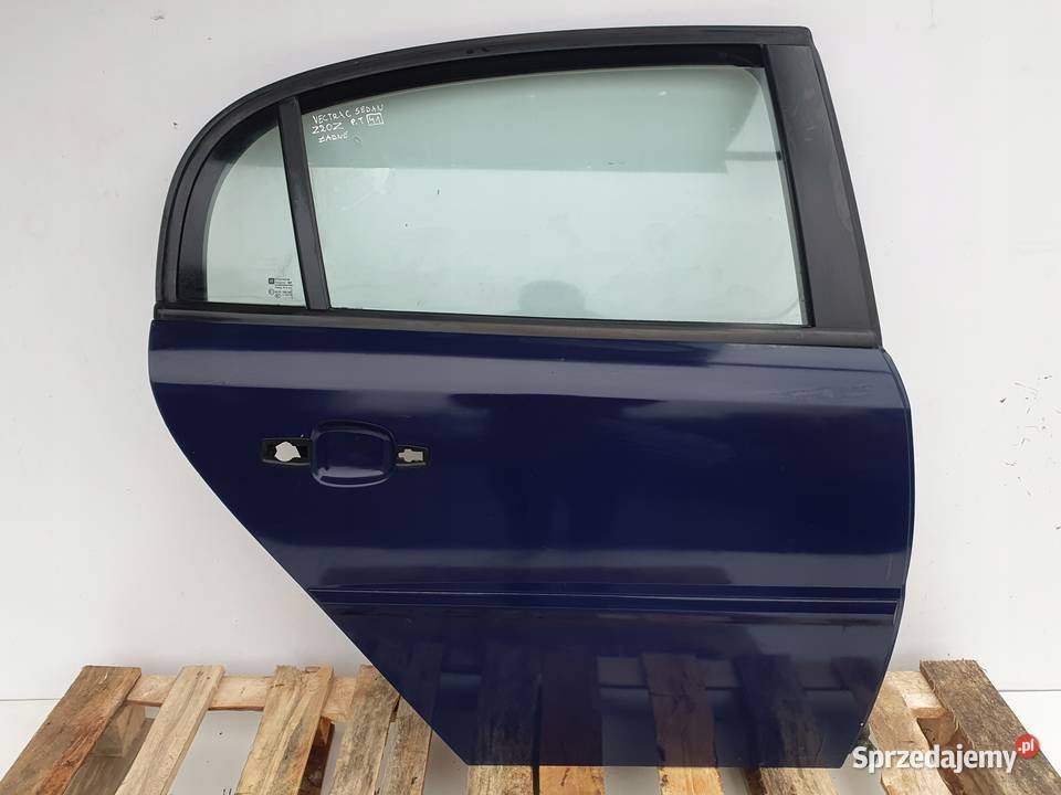 Opel Vectra C SEDAN TYLNE DRZWI PRAWE TYŁ Z20Z Rudka