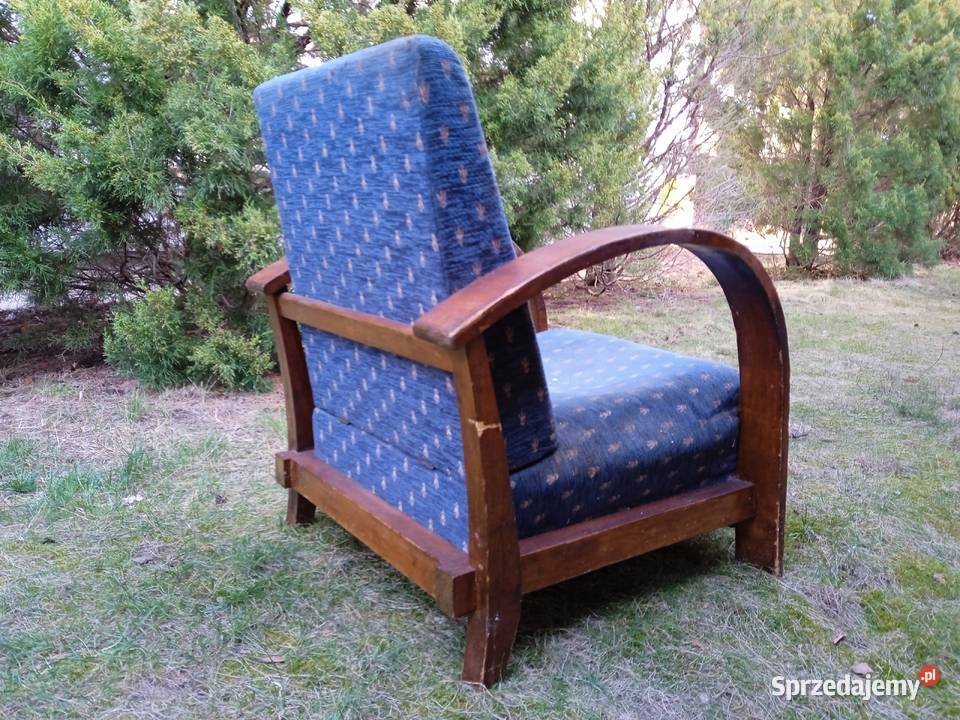 Piękny fotel Artdeco zabytek Meble Izabelin C