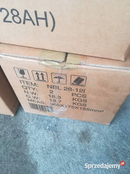 Akumulator żelowy Panasonic LCX1228AP 12V 28Ah śląskie