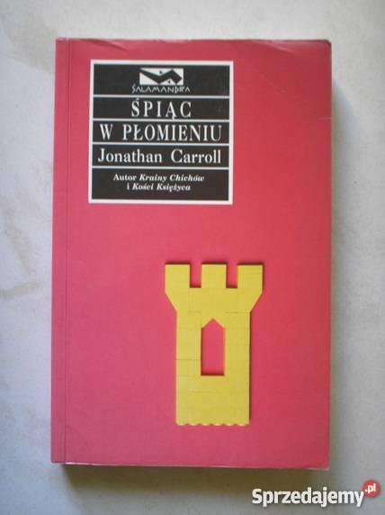 Jonathan Carroll Śpiąc w płomieniu małopolskie Kraków sprzedam