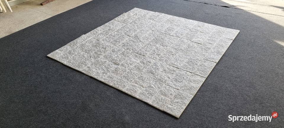 Panele kamienne elewacyjne granitowe White Shine Ściany i elewacje