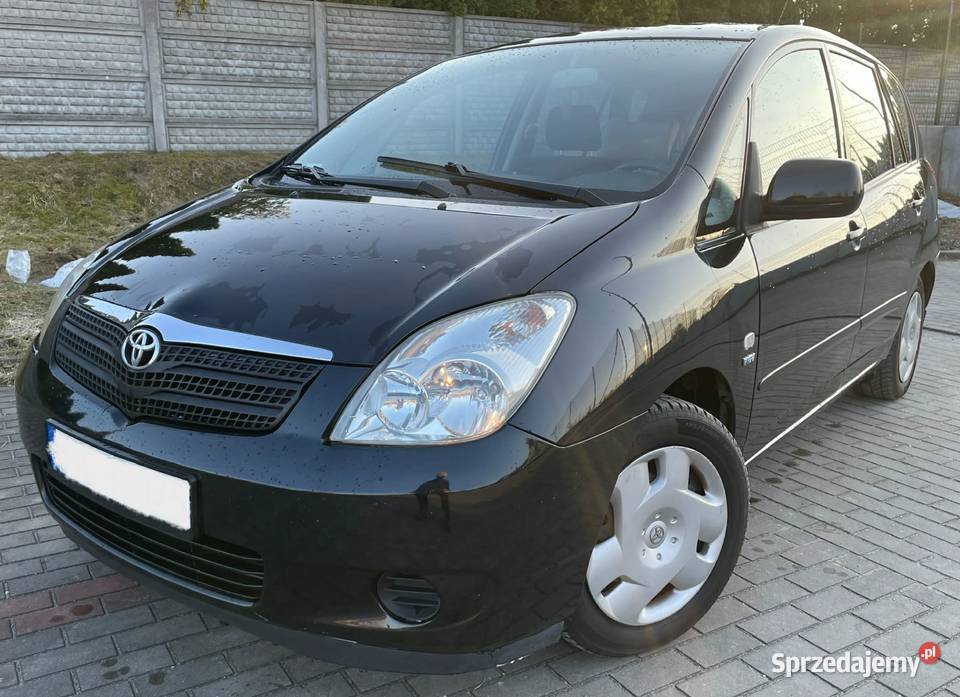 Toyota Corolla Verso LPG 10lat jeden właściciel manualna warmińsko-mazurskie Nowe Miasto Lubawskie