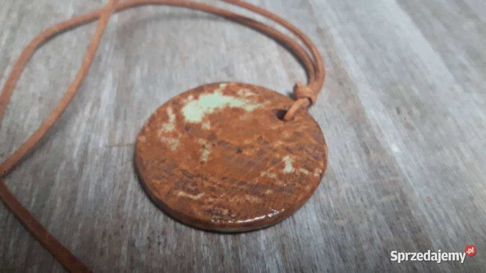 Naszyjnik ceramiczny ręcznie wykonany Otwock