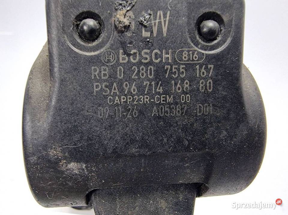 PEDAŁ PEUGEOT 3008 0280755167 kujawsko-pomorskie Lipno