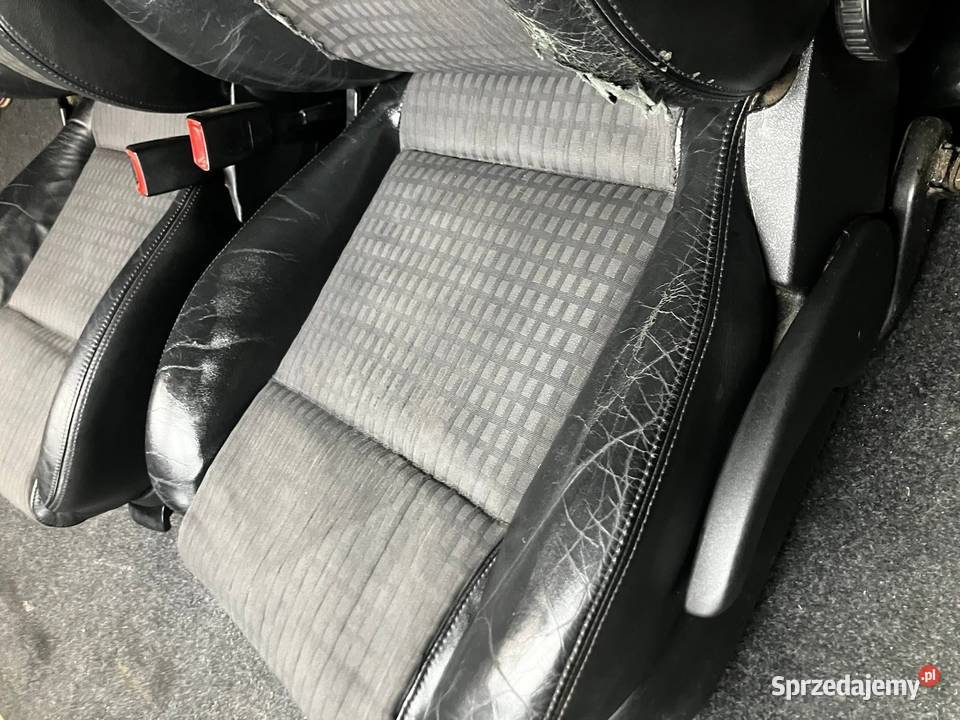 Fotele Passat B5 polift półskóra komplet grzany Warszawa