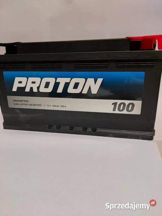 Akumulator PROTON 100Ah 720A EN PRAWY PLUS Rok produkcji 2023