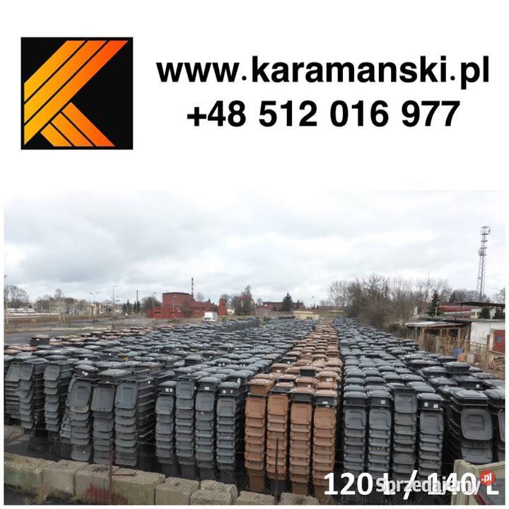 240 L używane pojemniki na odpady 120 L 660 L
