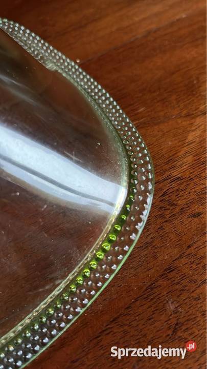 Salaterka miska owocarka Szkło zielone