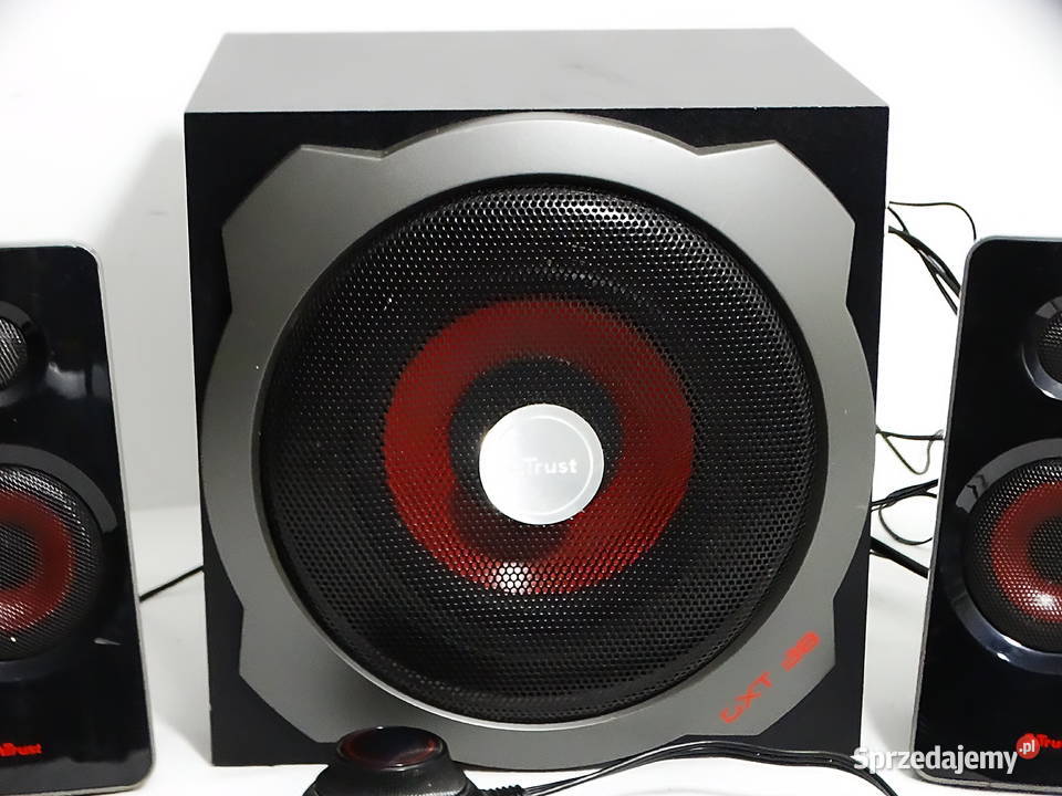 Potężny zestaw głośników Subwoofer dwie Regulacja dźwięku na przewodzie Biłgoraj