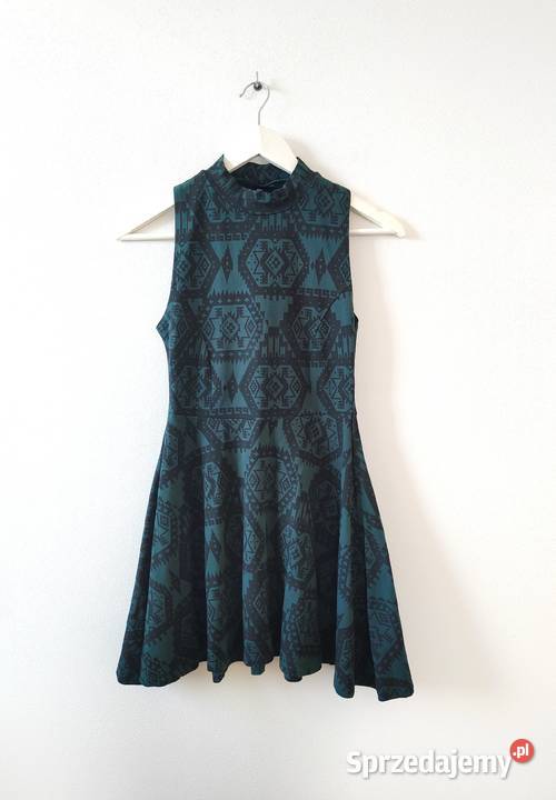Sukienka Aztecka Aztec Vintage y2k Top Shop 36 Jasło