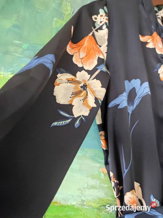 atłasowa bluzka wiązana elegancka wizytowa Kielce