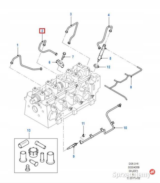 PRZEWÓD RURKA PALIWA FORD FIESTA 9502 18