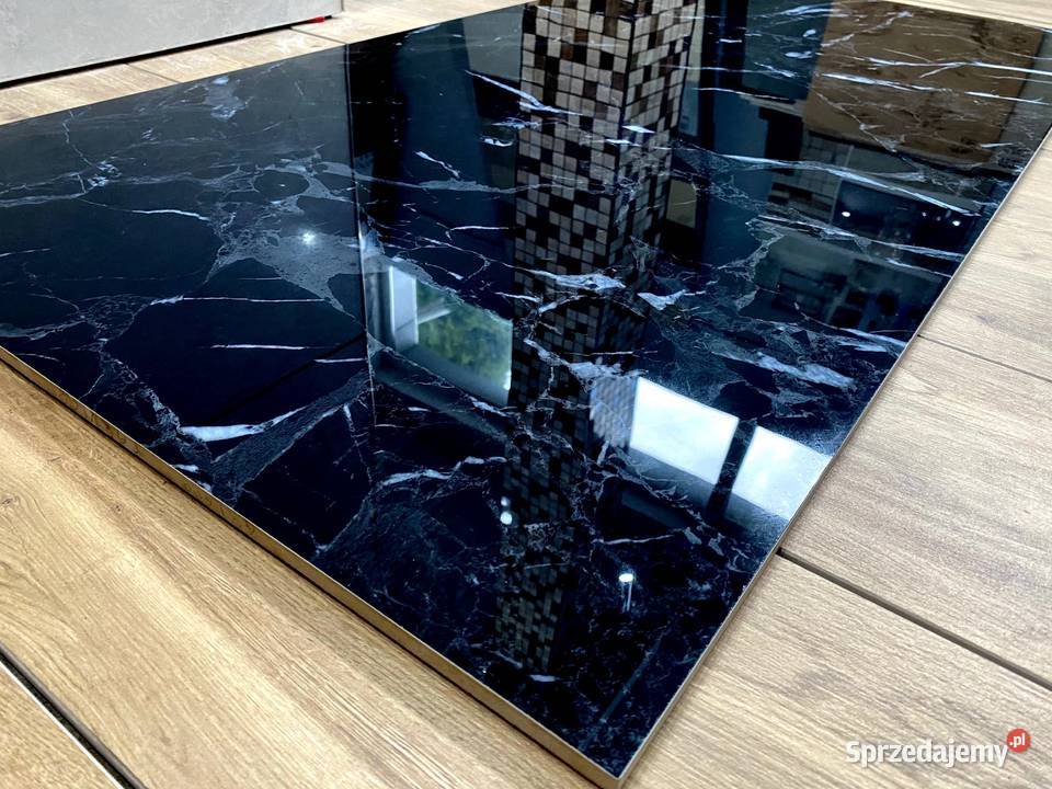 CZARNY MARMUR POLEROWANY GRES 120X60 WYSOKI łódzkie Łask