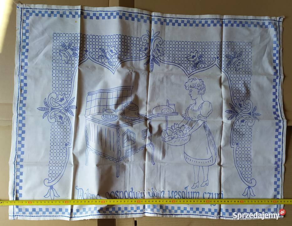 380. CHUSTA Kilim ludowy do powieszenia RETRO Stylówka 9