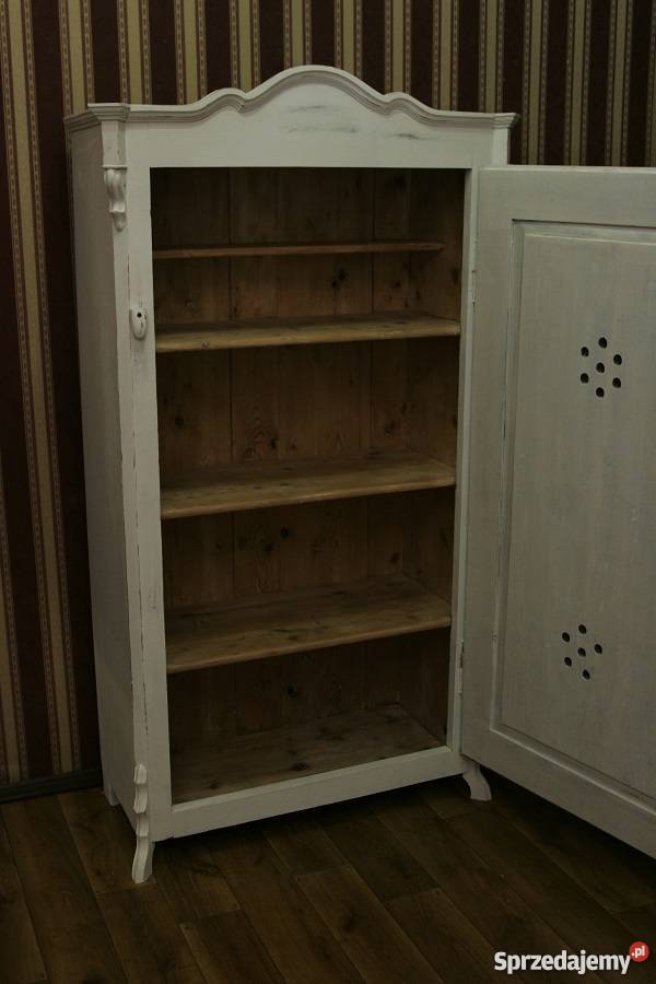 Ludwikowska Szafa Chlebowa Bielona VINTAGE Marki
