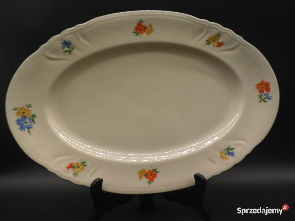 Półmisek patera Carl Tielsch Altwasser z wzorem Raszków