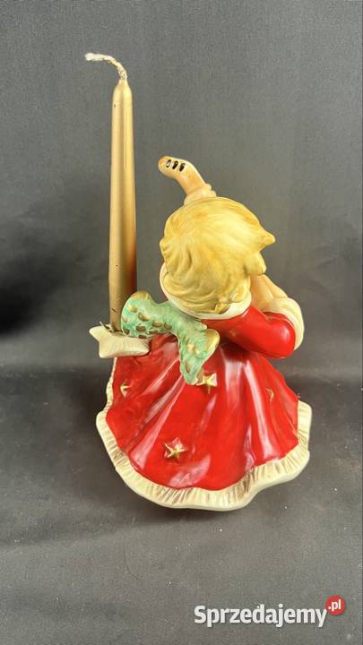 Aniołek świecznik Goebel Porcelana i szkło Zielona Góra